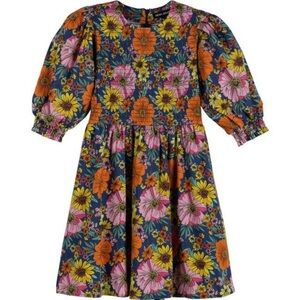 SOLD ⭐️ Neon Rebels Floral Kids Dress
